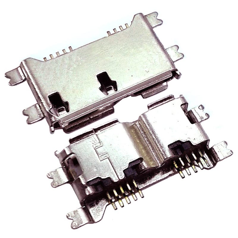 5PCS - Female Port 10P SMD SMT Micro USB 3.0 Charging Socket Jack B Type 10 Pin Mini Connector Repair Mobile External Hard Disk Drives Data Interface shape4 Replacement Adapter