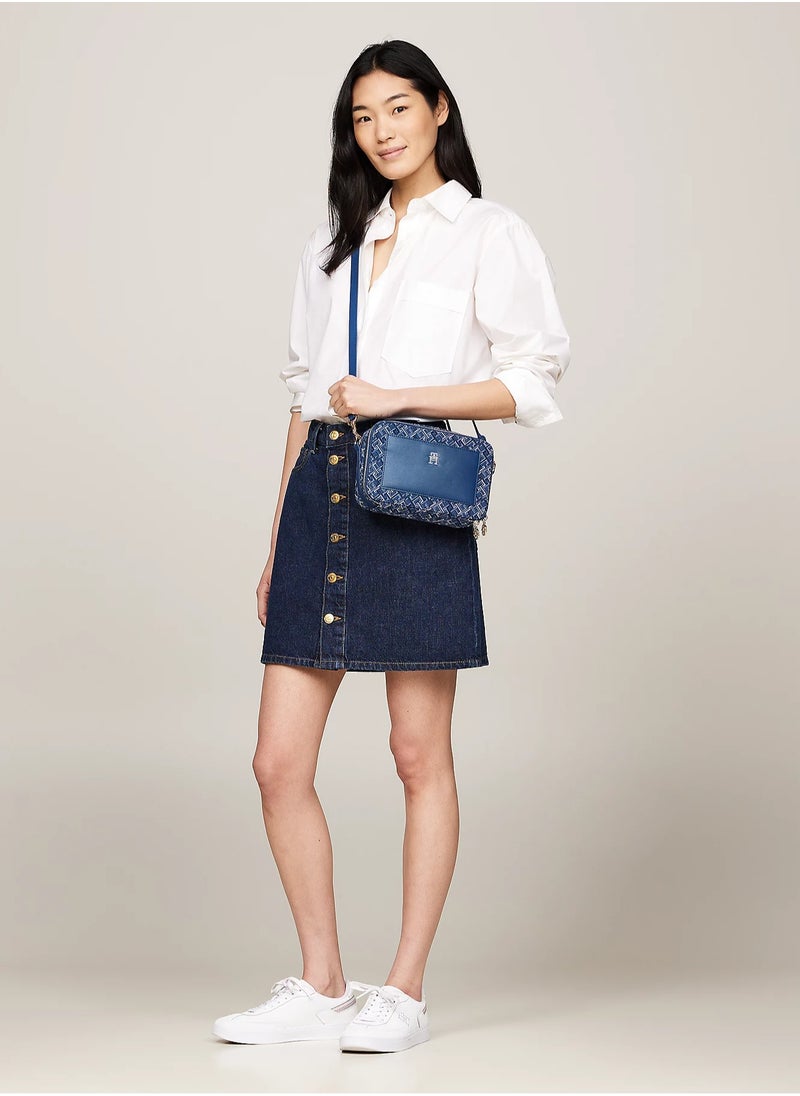 Tommy Hilfiger Plus - Tommy Hilfiger monogram-print crossbody bag - Image 1