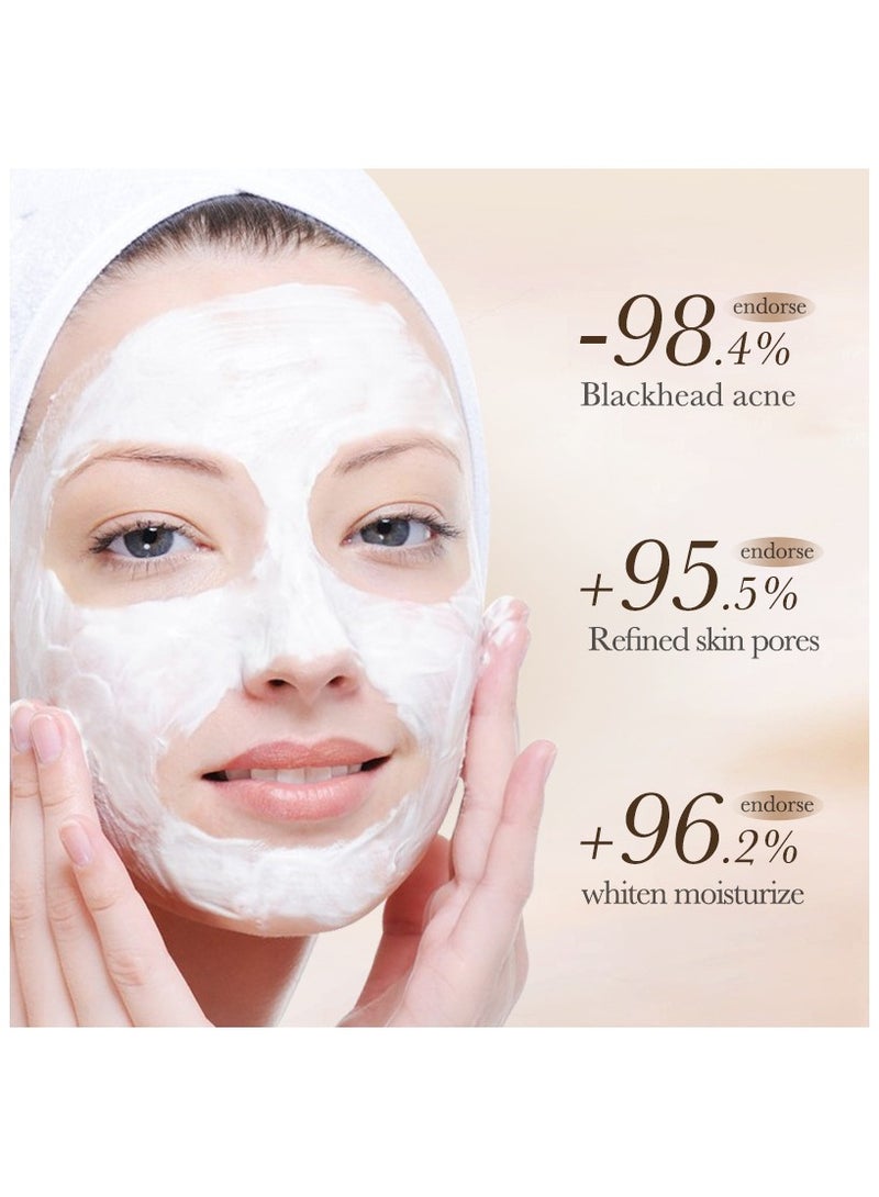 BIOAOUA Rice Sleeping Mask - Overnight Repair & Brightening Facial Treatment, Deeply Hydrates & Refines Pores for Glowing Morning Skin - Image 4