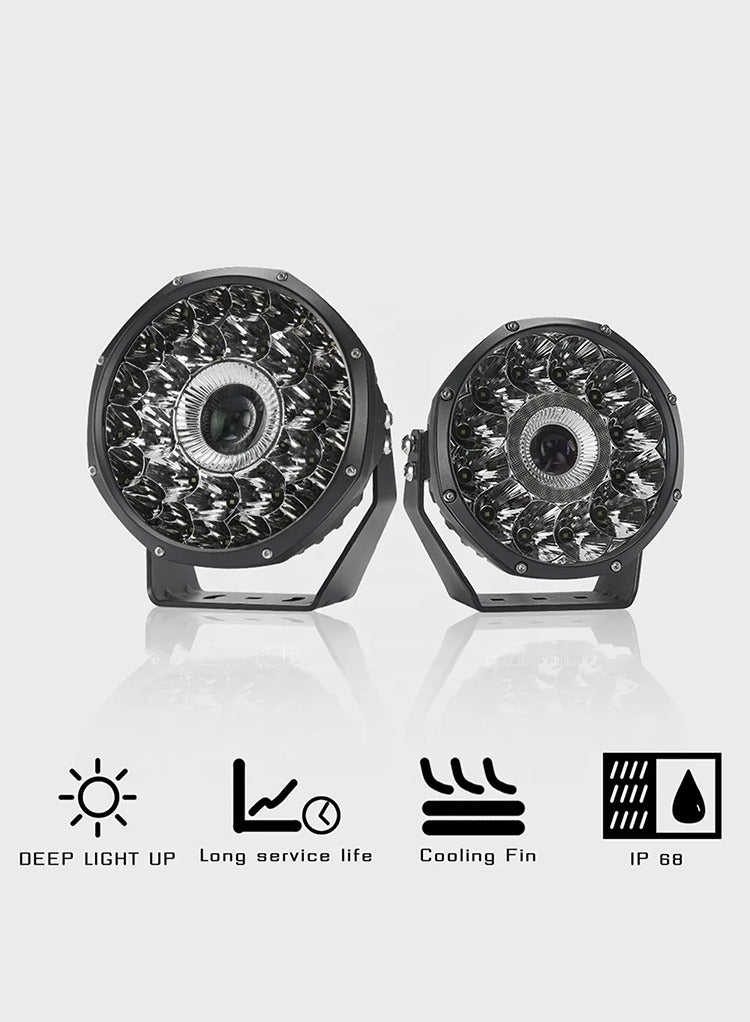 MR.SMART Mr Smart LED Spotlight, 2000M Long Range, Ultra Strong Lens, IP68 Waterproof, Cooling Fin Design  - Image 2