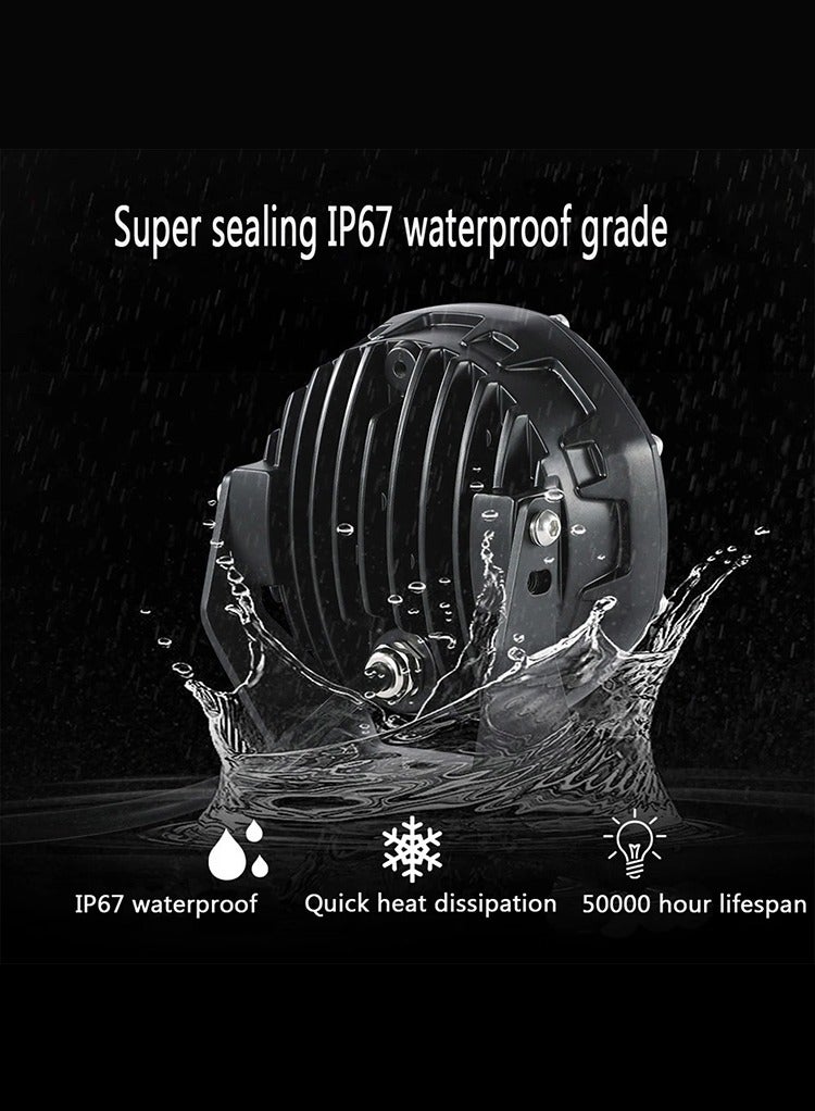 MR.SMART Mr Smart LED Spotlight, 2000M Long Range, Ultra Strong Lens, IP68 Waterproof, Cooling Fin Design  - Image 3