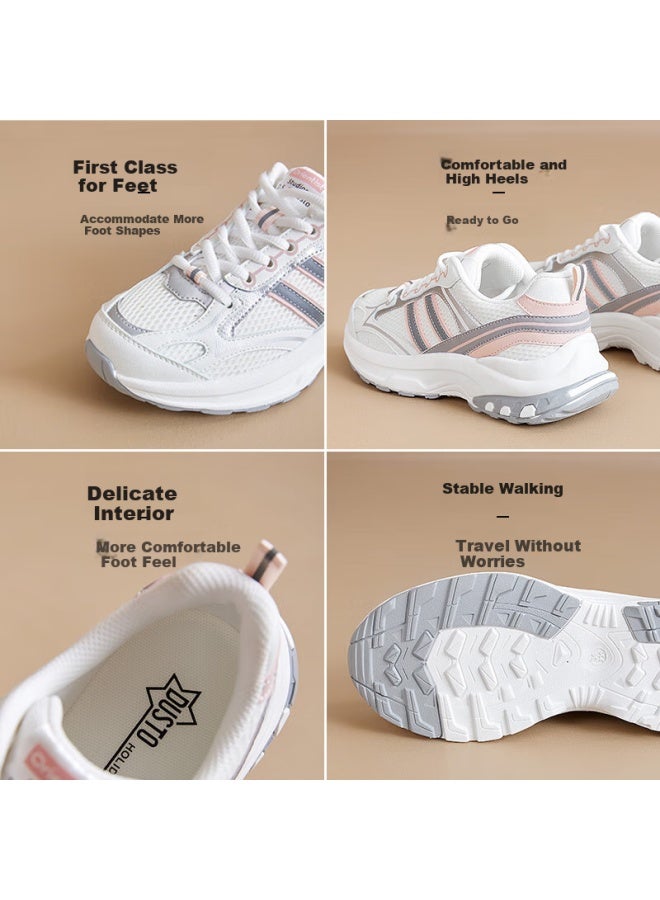 Dusto Thick-soled Versatile Dad Shoes For Women, New Popular Spring Season Women's Shoes, Lightweight Casual Sneakers - Image 1