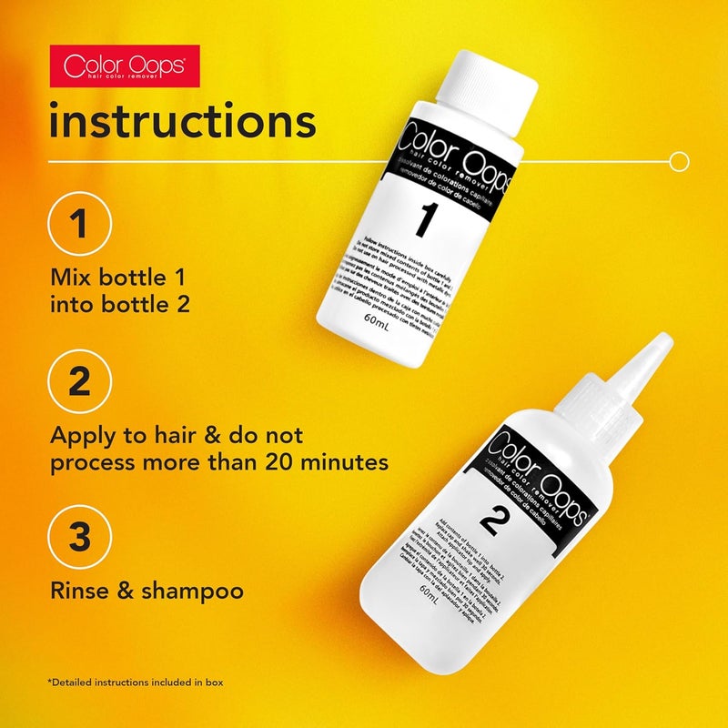 Color Oops Extra Strength Hair Color Remover - 60ml - Image 3