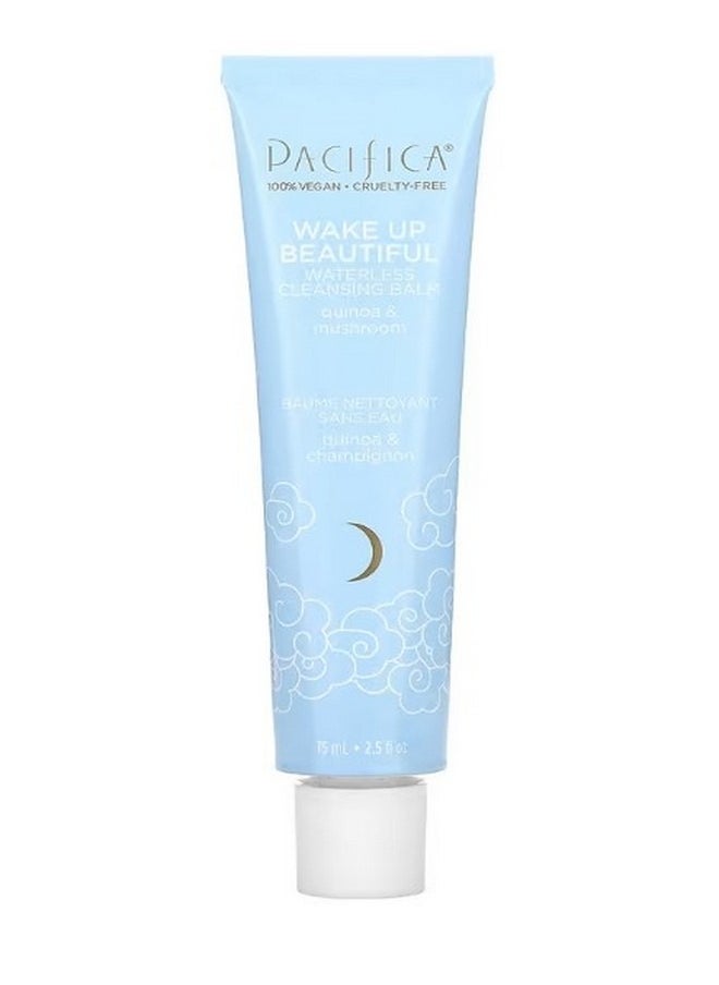 Pacifica Wake Up Beautiful Waterless Cleansing Balm Quinoa and Mushroom 2.5 fl oz 75 ml  - Image 1