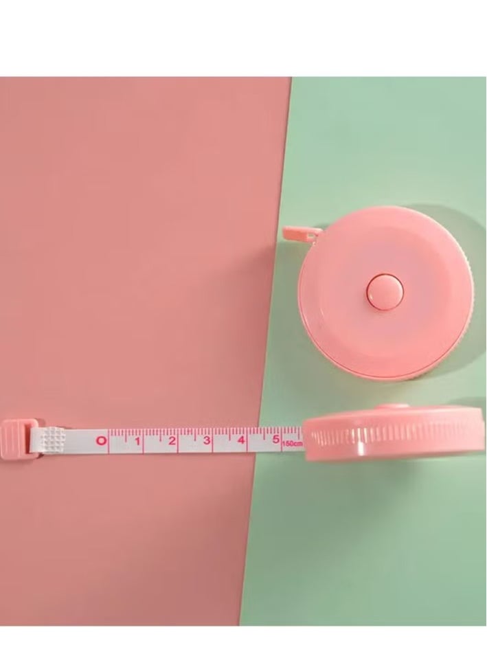 Generic Soft Tape Measuring 150cm/60inch for Body Fabric Sewing Tailor Cloth Knitting Craft Weight Loss Measurements Retractable Dual Sided Tape Measure 1 Pack  - Image 4