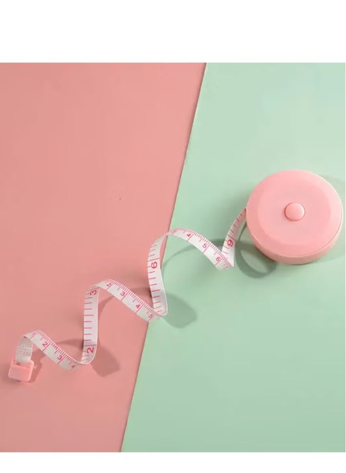 Generic Soft Tape Measuring 150cm/60inch for Body Fabric Sewing Tailor Cloth Knitting Craft Weight Loss Measurements Retractable Dual Sided Tape Measure 1 Pack  - Image 5