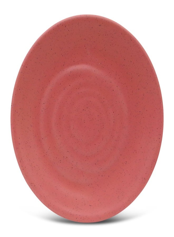 Superware | Pure Melamine | Round Buffet Plate Set - Pink Sand 12.5" (6 nos.) | Stain Free, Glazed Finish - Image 2