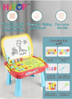 HIPOP Multi-Function Painting for Kids,Foldable And Portable Graffiti Drawing board,Educational Drawing Toys  - Image 4