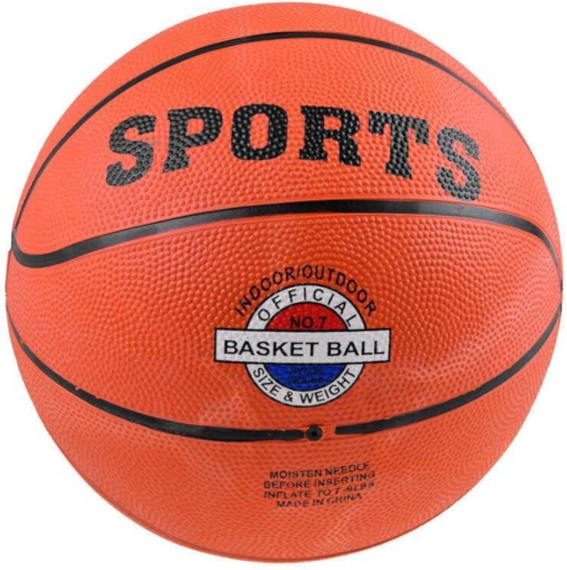 Top Fit Basketball Size 7, New Players Color/Orange