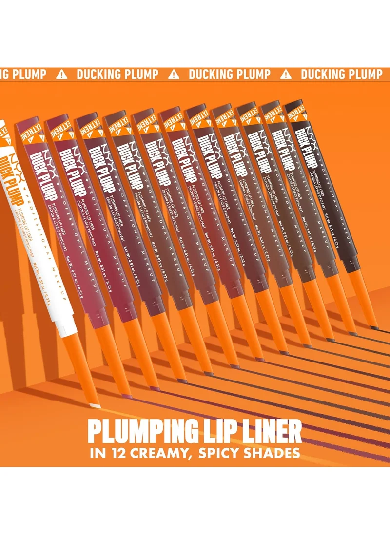 NYX PROFESSIONAL MAKEUP Duck Plump Plumping Lip Liner Lip Liner Up To 10 Hr Wear Matte Finish Ducking Clear