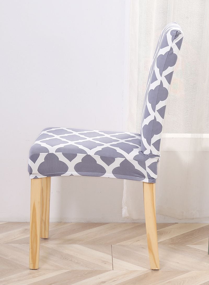 شاربدو مجموعة من 6 قطع من أغطية الكراسي المرنة المصبوغة الحديثة والبسيطة المكونة من قطعة واحدة لجميع المواسم - Image 4