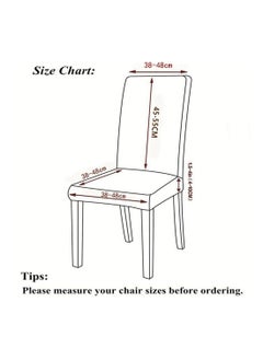 مجموعة من 6 قطع من أغطية الكراسي المرنة المصبوغة الحديثة والبسيطة المكونة من قطعة واحدة لجميع المواسم - pzsku/Z61F16554F5398EC25955Z/45/_/1733107727/e6a929d2-d48f-43fa-978d-2ca01d08118a