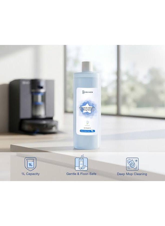 ECOVACS Multi-Surface Floor Cleaning Solution for DEEBOT Robot Vacuums, Wild Bluebell Scent, 1L - Image 3