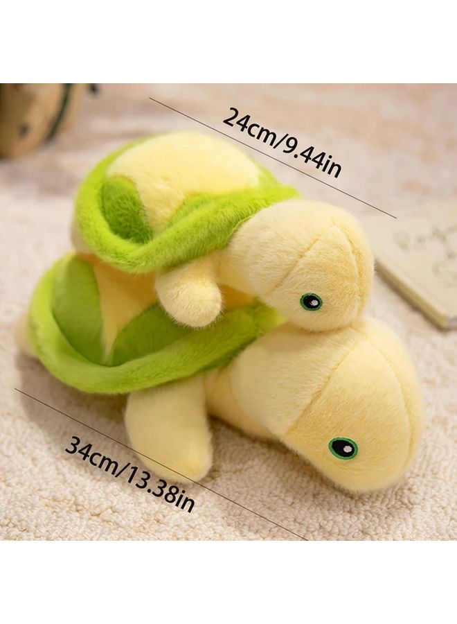 13.39 بوصة لعبة سلحفاة محشوة دمية حيوان محشو ناعم هديفة سلحفاة محيط - Image 3