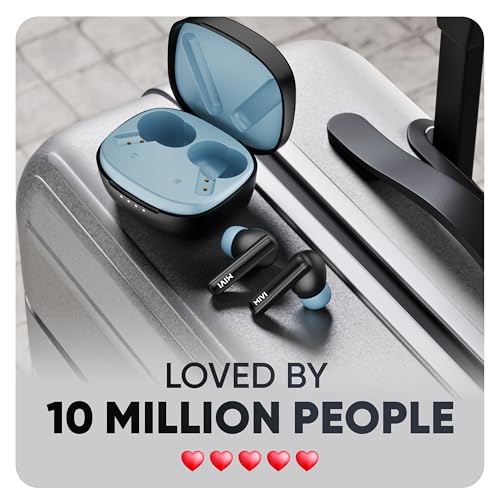 Mivi DuoPods Sync in Ear Earbuds | 60H Playtime Bluetooth Earphones Wireless | Earbuds ENC for Clear Calls | 13mm Drivers Ear Buds Wireless | Gaming Mode | BT 5.3 TWS ENC Earbuds Style | Earpods - Image 3
