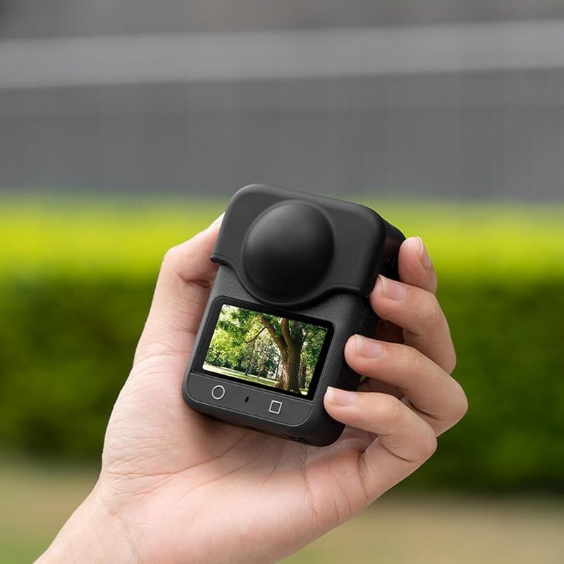 Shockproof Silicone Protective Case Cover for 360 Action Camera with Easy Access Button - Image 5