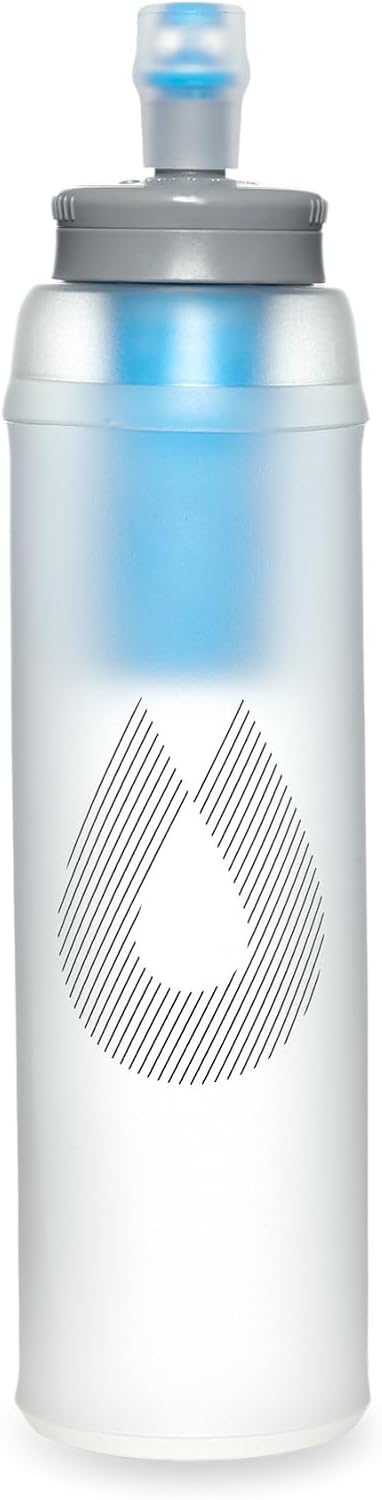HydraPak UltraFlask 500ml  Filtered Compressible Soft Flask Water Bottle for Hydration Vests and Running Packs with Integrated Water Filter 500ml  17oz - Image 1