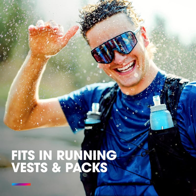 HydraPak UltraFlask 500ml  Filtered Compressible Soft Flask Water Bottle for Hydration Vests and Running Packs with Integrated Water Filter 500ml  17oz - Image 3