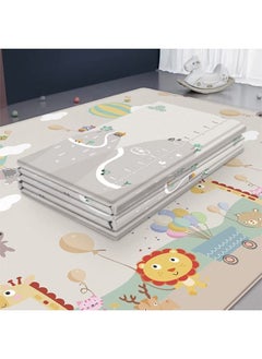 Beauenty Baby Play Mat, 200 * 180CM Waterproof Non-Slip Large Reversible Playmat Crawling Mat, Extra Thick Soft Baby Playmats for Playing or Camping Mat Bedroom Living Room Plush Carpet Area (B)  - Image 1