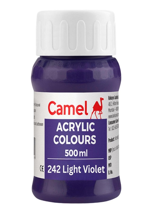 Camel Fabrica Acrylic Colour Ultra Range 500ml, Light Violet 242