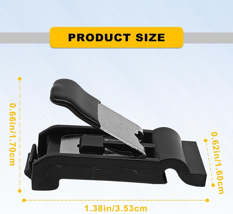 BSAMZO Fuel Door Spring Clip, Replace 77360-35040 Gas Tank Door Cover Spring Compatble with Toyota 2019-2022 Avalon Camry RAV4, 2004-2009 4Runner - Image 2