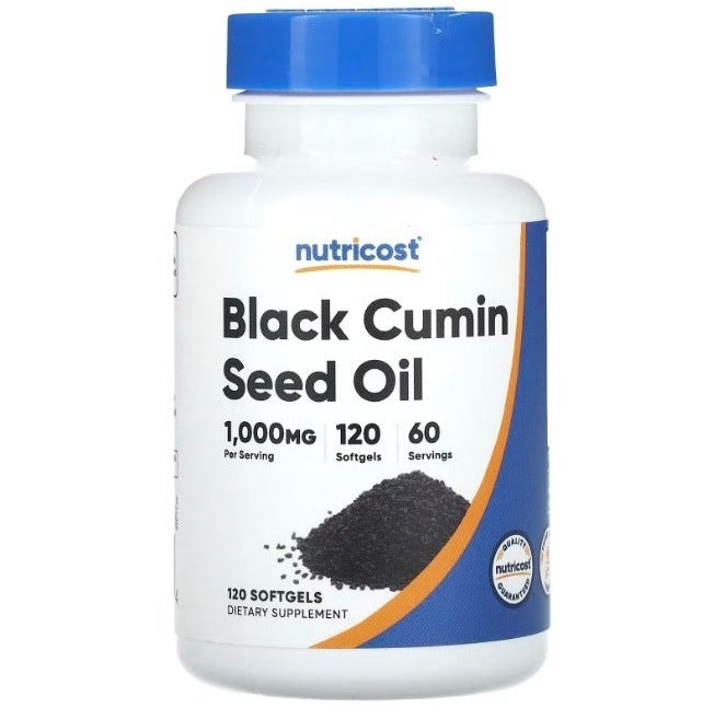 Nutricost, Black Cumin Seed Oil, 120 Softgels (500 mg per Softgel) - Image 1