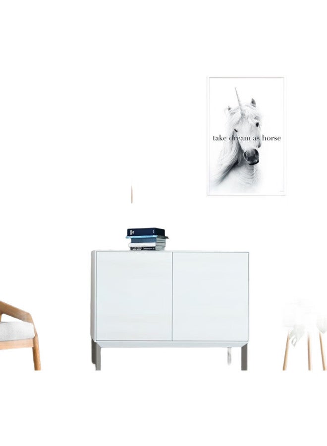 Compas (Compas) Wall Clock Living Room European Style Pendulum Clock Creative Clock Bedroom Quartz Clock Wall-Mounted C3245 Green 36Cm - Image 1