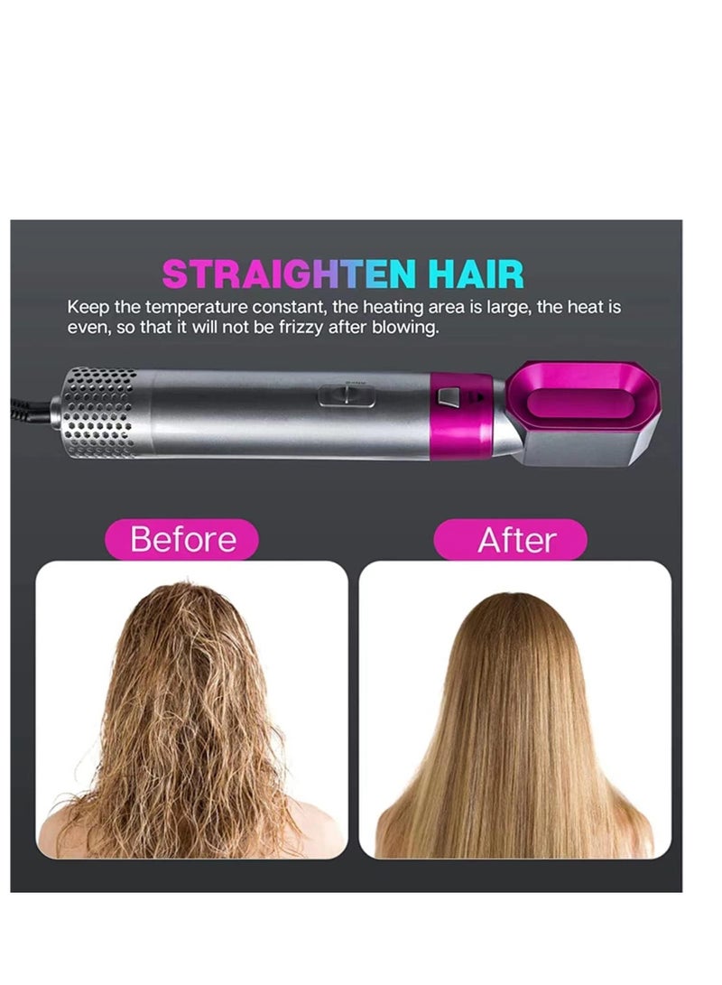 5 in 1 Curling Wand Hair Styler Curling ironfor Multiple Hair Types and Styles 5 in 1 Curling Set Purple+Gray - Image 4