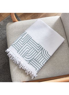 Home Box Boyel Irisa Printed Waffle Throw 170 x 130 cm  - Image 4