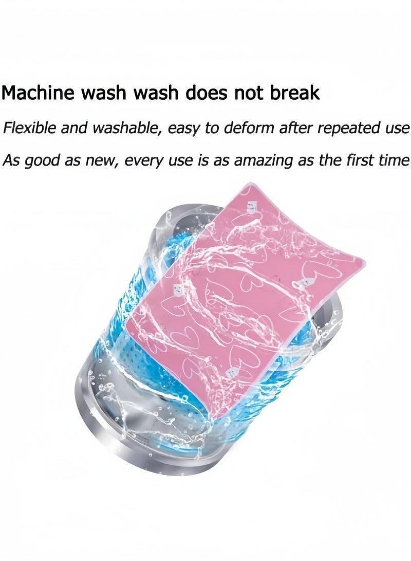 ضغط فين ملاءة سرير مضادة للماء، وسادة حفاضات للأطفال، وسادة سرير مضادة للماء وقابلة للغسل لحماية الفراش للرضع والأطفال الصغار والحيوانات الأليفة والبالغين الذين يعانون من سلس البول بواسطة وسادات تبول قابلة لإعادة الاستخدام والغسل 70 * 90 سم - Image 5