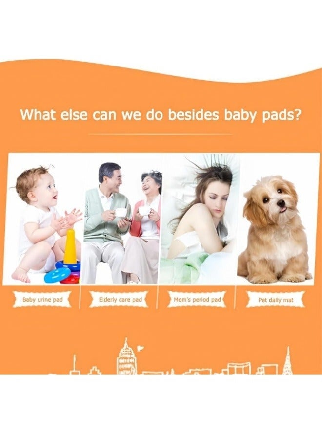 ضغط فين ملاءة سرير مضادة للماء، وسادة حفاضات للأطفال، وسادة سرير مضادة للماء وقابلة للغسل لحماية الفراش للرضع والأطفال الصغار والحيوانات الأليفة والبالغين الذين يعانون من سلس البول بواسطة وسادات تبول قابلة لإعادة الاستخدام والغسل 70 * 90 سم - Image 3