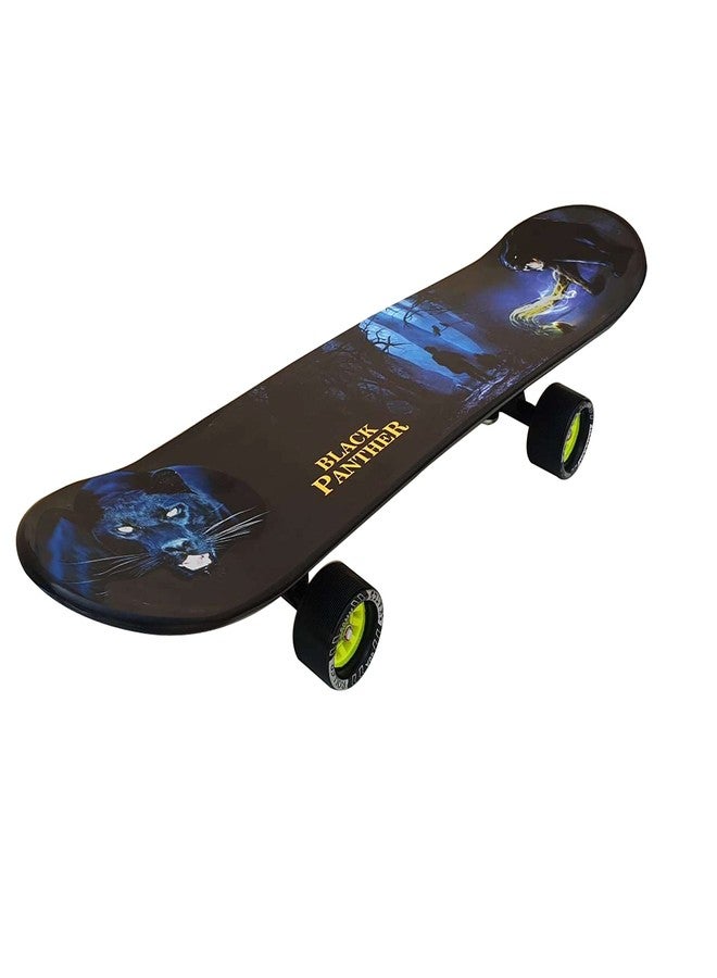 JASPO Black Panther Fibre Skateboard (26.5 * 6.5") for Age Group 7 Years and Above (Skateboard) - Image 1