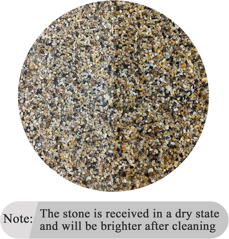 FANTIAN 2 lbs Aquarium Sand. 1/16 Inch Fish Tank Coarse Sand Pea Gravel for Substrate, Terrariums, Vase, Plant, Soil Cover and Outdoor Landscaping - Image 2
