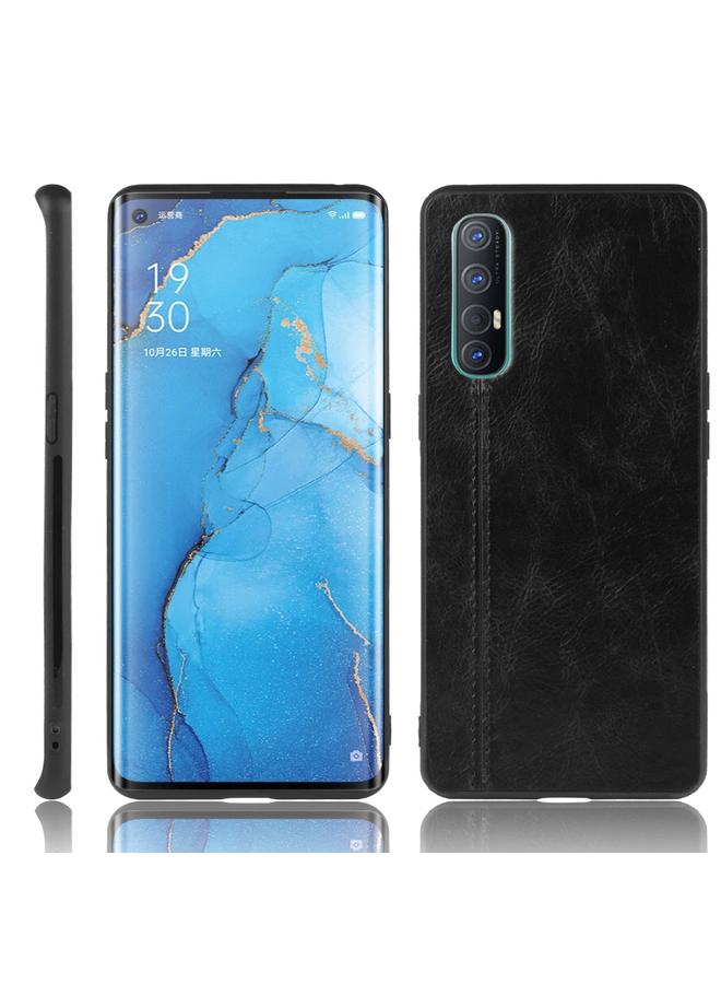 S-TOP Case For Oppo Find X2 Neo Shockproof Sewing Cow Pattern Skin PC + PU + TPU Case - Image 1