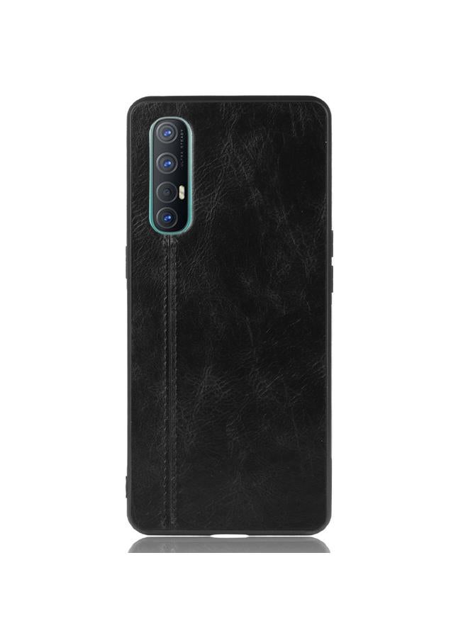 S-TOP Case For Oppo Find X2 Neo Shockproof Sewing Cow Pattern Skin PC + PU + TPU Case - Image 2
