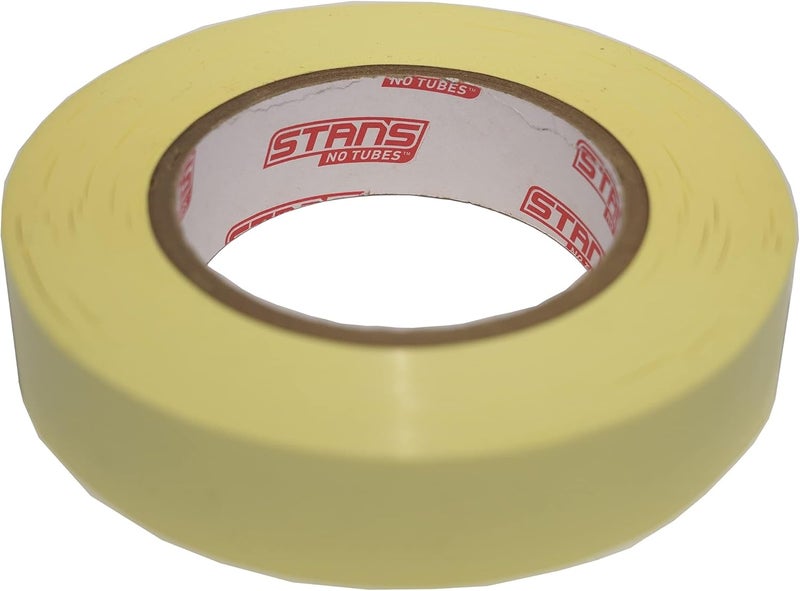 Stans no tubes Stans Tubeless Rim Tape – Long-Lasting Bike Tubeless Setup for Multiple Wheels – 60 Yard x 27 mm - Image 1