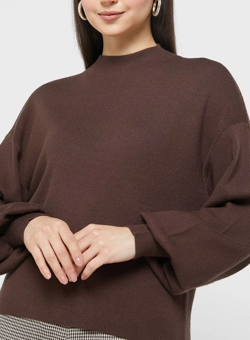 VERO MODA High Neck Knitted Sweater