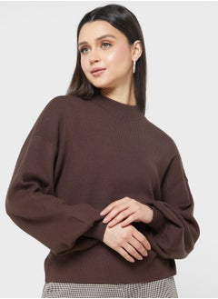 High Neck Knitted Sweater