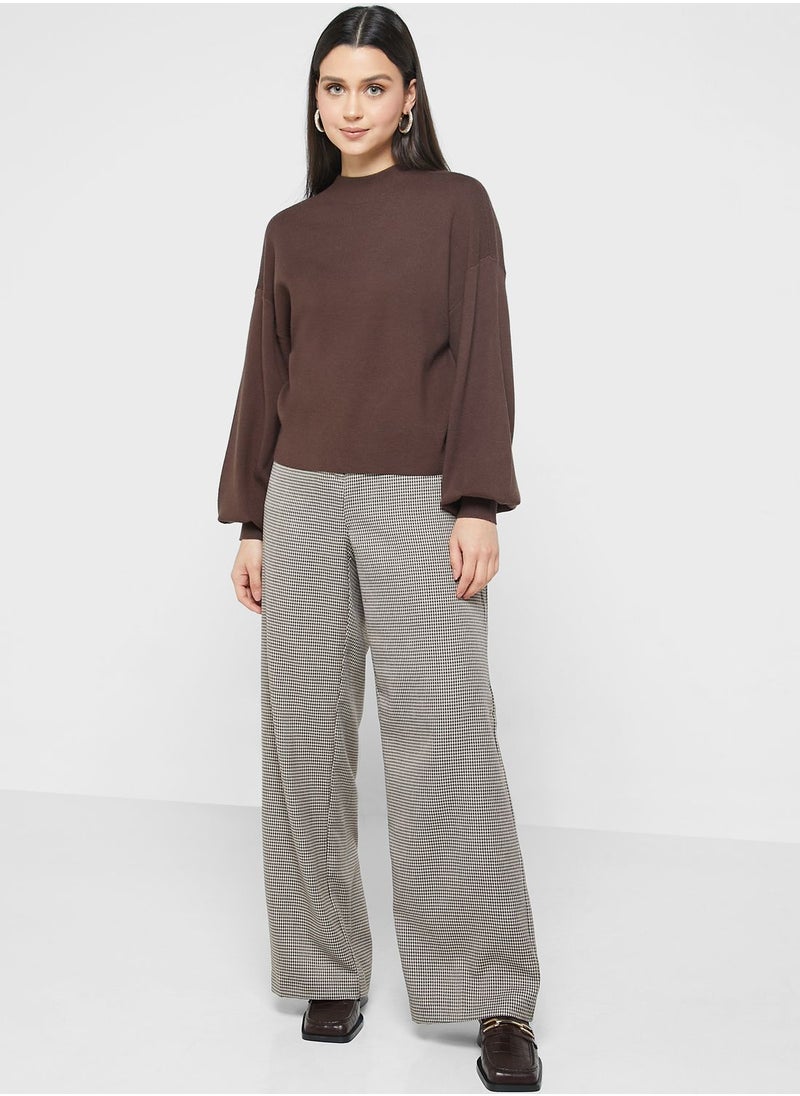 VERO MODA - High Neck Knitted Sweater - Image 1