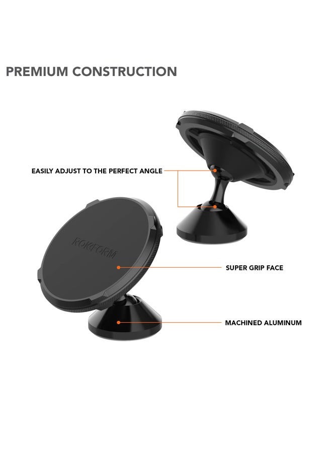 Rokform Dual Magnet Swivel Dash Mount, Magnetic Adhesive Swivel Mount - Image 3