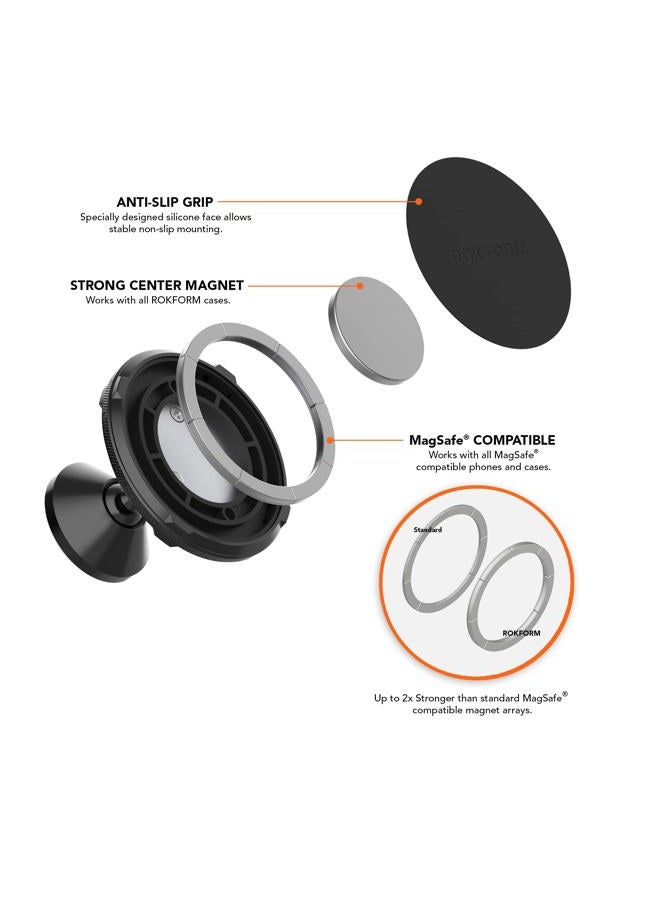 Rokform Dual Magnet Swivel Dash Mount, Magnetic Adhesive Swivel Mount - Image 5
