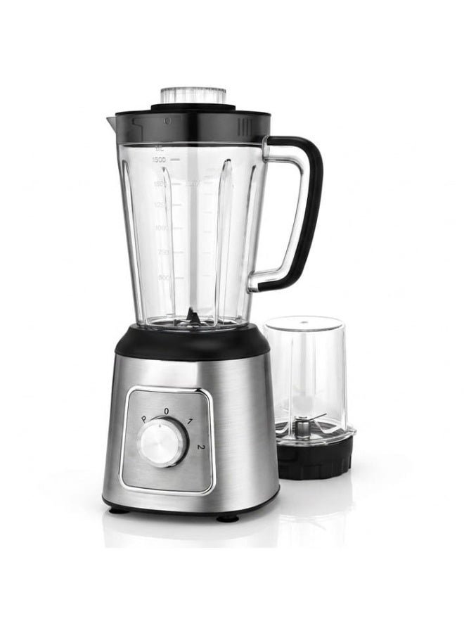 Seven Star 2-in-1 Blender & Grinder 1.8L High-Speed Mixer Blender with Coffee Grinder, Spice & Masala Grinder, Stainless Steel Blades for Juice, Smoothies, Dry Grinding & Food Preparation - Image 1