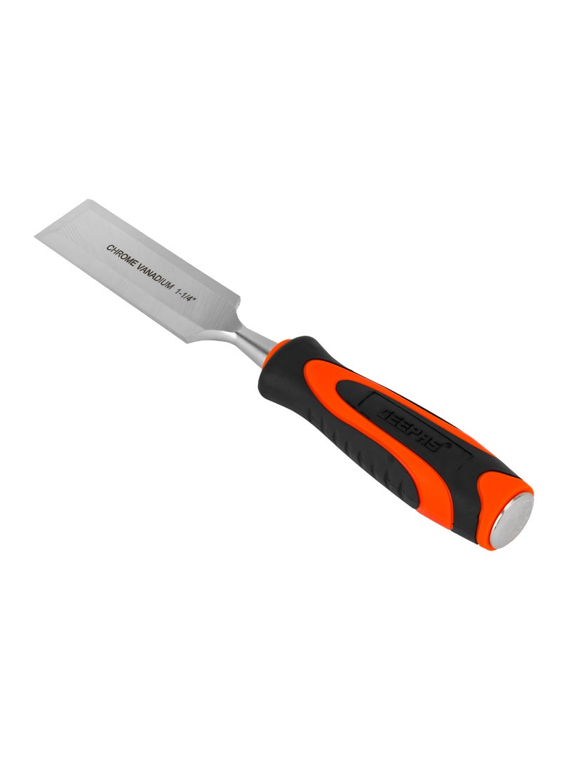 GEEPAS Geepas Toolz 1-1/4" Wood Chisel GT59356, High-Quality Cr-V Construction, Induction Hardened, Equipped with TPR Handle| Light-Weight and Durable, Ideal for DIY, Home Improvement  - Image 1