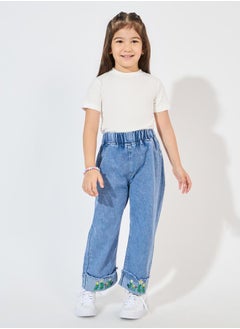 Styli Basic Fitted Round Neck T-Shirt  - Image 2