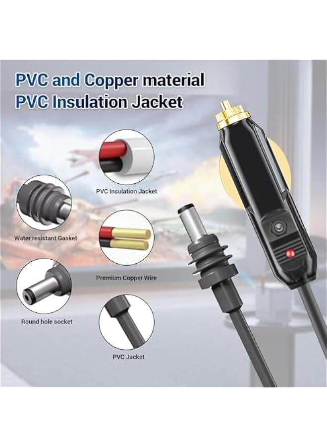 Beauenty Starlink Mini DC Power Cable, 18AWG DC Car Power Cable for Starlink Mini, IP68 Waterproof Outdoor DC Car Charger Power Supply Cord Plug and Play for Lorries Ships Trucks Buses (2M) - Image 2