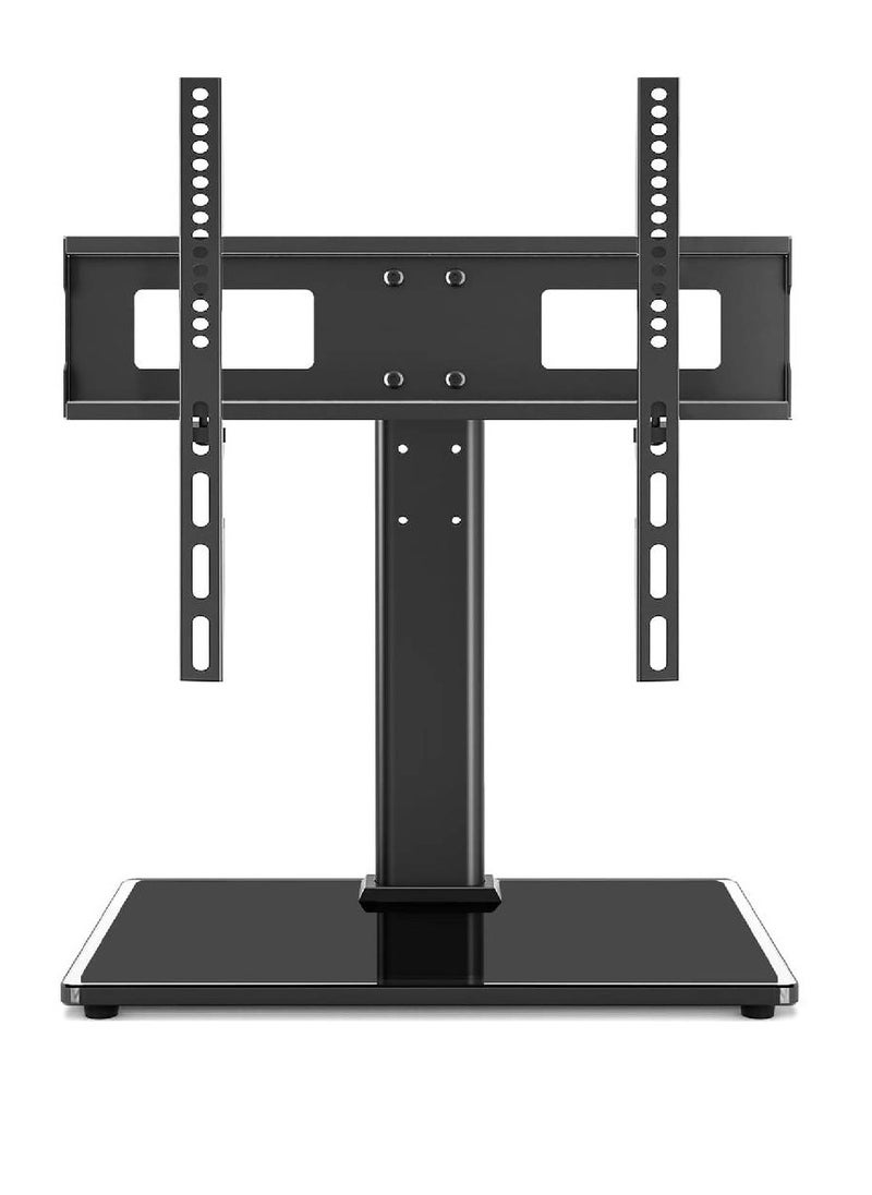 حامل تلفزيون عالمي على سطح الطاولة لشاشات تلفزيون مسطحة LED LCD مقاس 27-60 بوصة، قاعدة حامل تلفزيون قابلة للتعديل مع قاعدة من الزجاج المقسى - pzsku/Z61F3365808223961E6FCZ/45/_/1703534586/50bedc58-77e3-4485-88f3-8caab7b3fca6