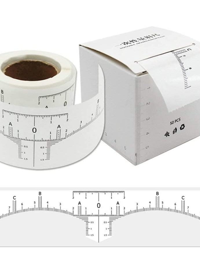 SYOSI - Eyebrow Mapping String for Microblading Brow Map Line Premium Pre-Inked Measuring tool for Eyebrow Tattoo PMU Permanent Makeup Microblading Supplies - Image 1