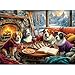 EIYRURU 500 Pieces Puzzle for Adults Funny Four Dogs Playing Chess Jigsaw Puzzle Challenging Relaxing Perfect for Family Game Nights 205 x 15 in - Image 2