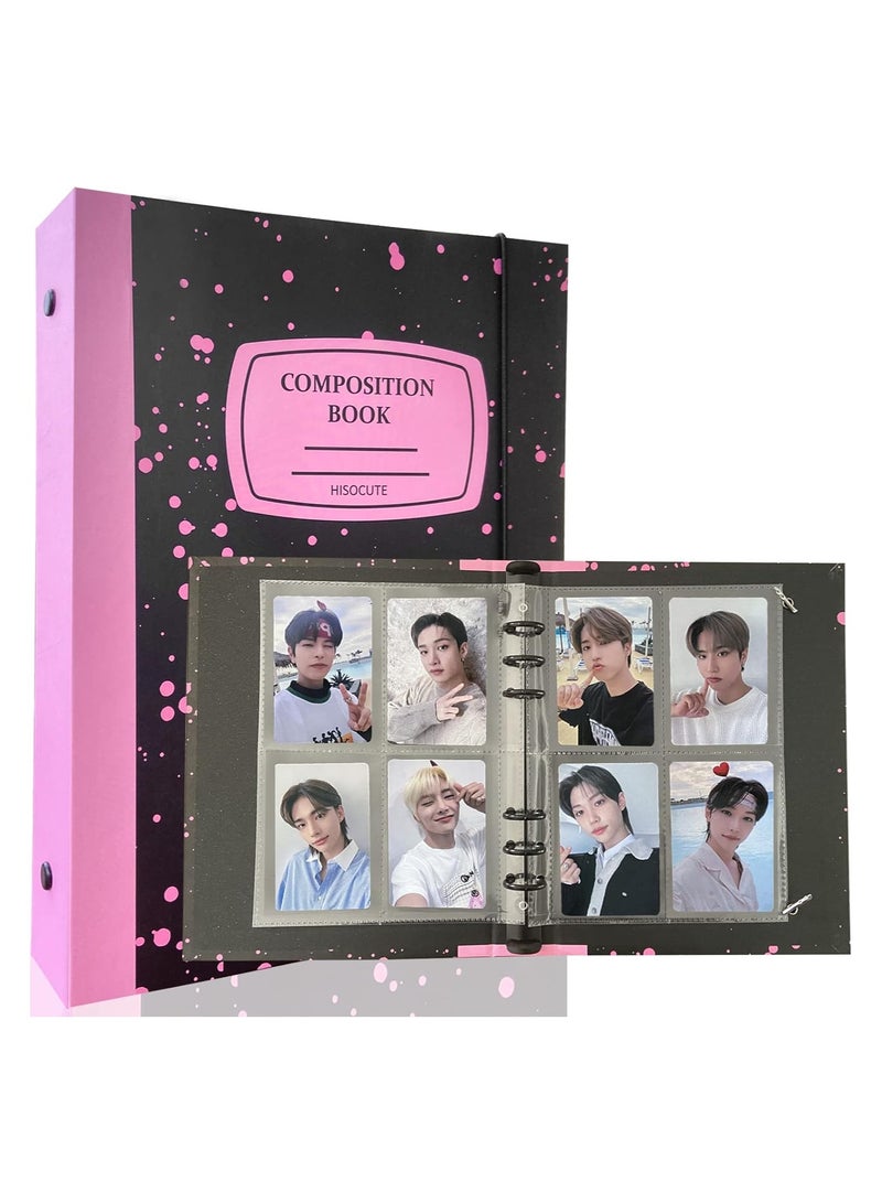 سيوسي A5 KPOP Photocard Binder 240 جيوب KPOP Photocard حامل كتاب 30 الأكمام Photocard جمع الكتاب حماة بطاقة إعادة الملء 6 حلقة بطاقة الصورة الموثق ألبوم الصور لصور الكاميرا الصغيرة - Image 1