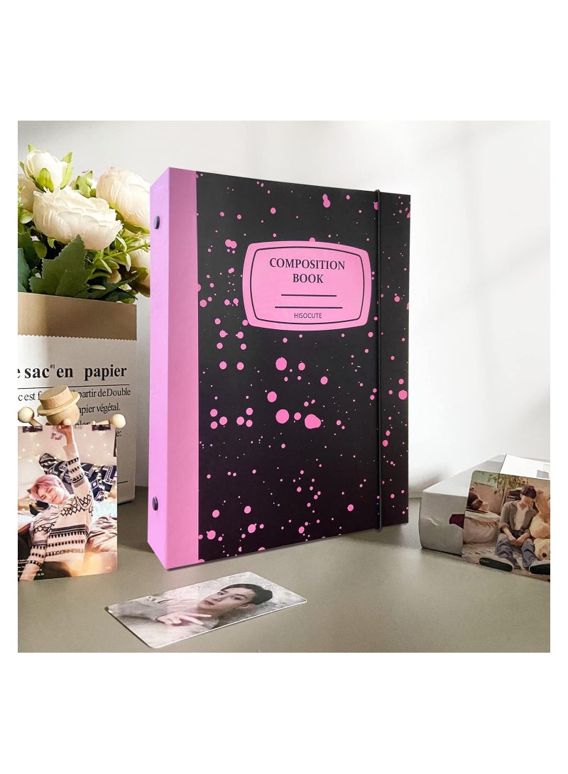 سيوسي A5 KPOP Photocard Binder 240 جيوب KPOP Photocard حامل كتاب 30 الأكمام Photocard جمع الكتاب حماة بطاقة إعادة الملء 6 حلقة بطاقة الصورة الموثق ألبوم الصور لصور الكاميرا الصغيرة - Image 5